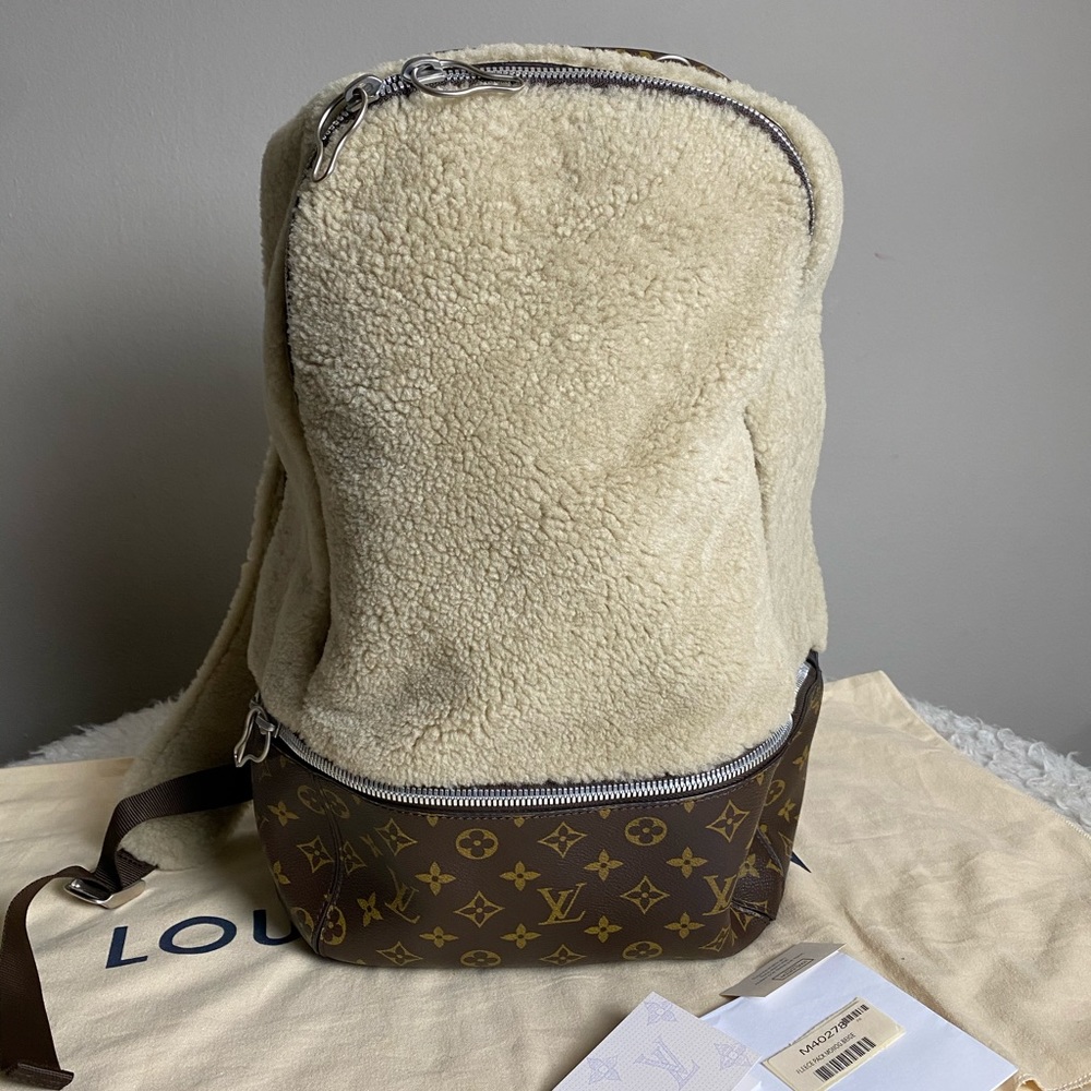 Louis Vuitton Marc Newson Sherling Fleece Backpac